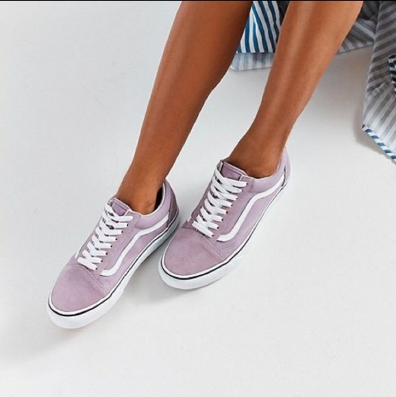 vans old skool light purple
